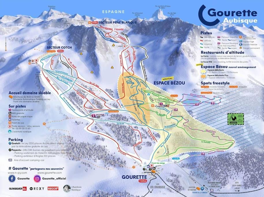 L'Escapade Montagneuse Lägenhet Eaux-Bonnes Exteriör bild
